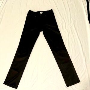 Cache pre loved black satin touch jeans/pants. 5 pockets. Size 0.